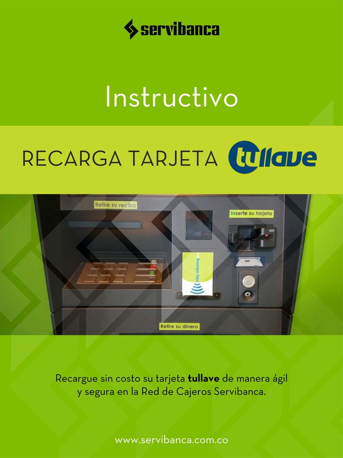 Catálogo Servibanca en Villavicencio | Guia para Recargas | 30/7/2024 - 31/12/2024