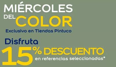 Ofertas de Ferreterías y Construcción en Lebrija | 15% DE DESCUENTO de Pintuco | 28/8/2024 - 28/9/2024