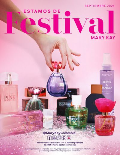 Ofertas de Perfumerías y Belleza en Pitalito | Festival de Fragancias Septiembre 2024 de Mary Kay | 2/9/2024 - 16/9/2024