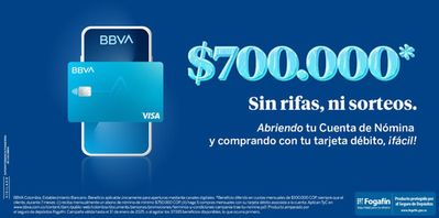 Ofertas de Bancos y Seguros en Obando | Oferta Especial BBVA de BBVA | 2/9/2024 - 31/1/2025