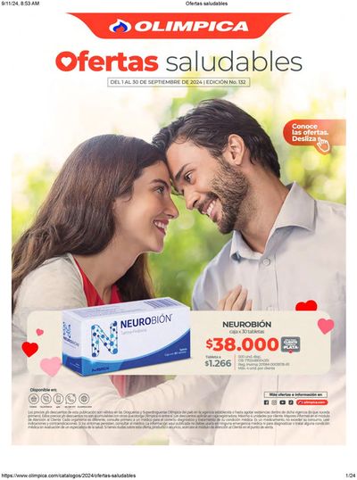 Catálogo Olímpica en Barranquilla | Ofertas saludables | 11/9/2024 - 30/9/2024