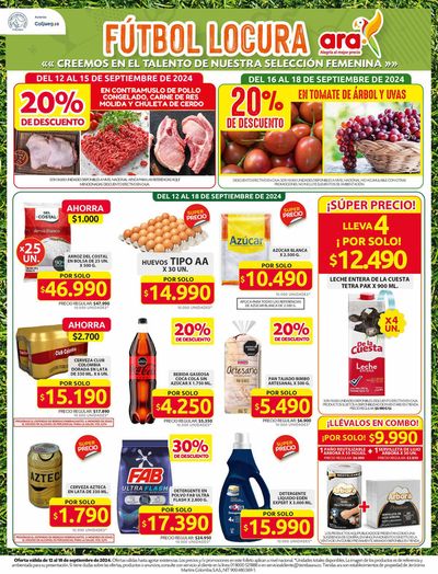 Catálogo Ara en Jamundí | Descubre ofertas atractivas | 12/9/2024 - 26/9/2024