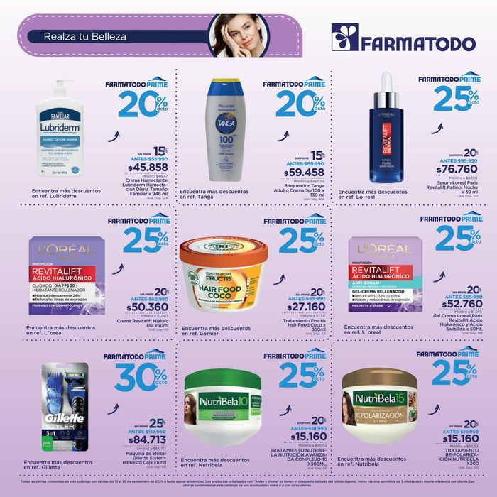 Catálogo FarmaTodo en Sabaneta | Ahorra ahora con nuestras ofertas | 13/9/2024 - 27/9/2024