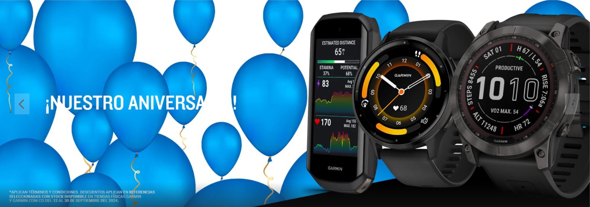 Catálogo Garmin en Cartagena | Hasta 50% off | 16/9/2024 - 30/9/2024