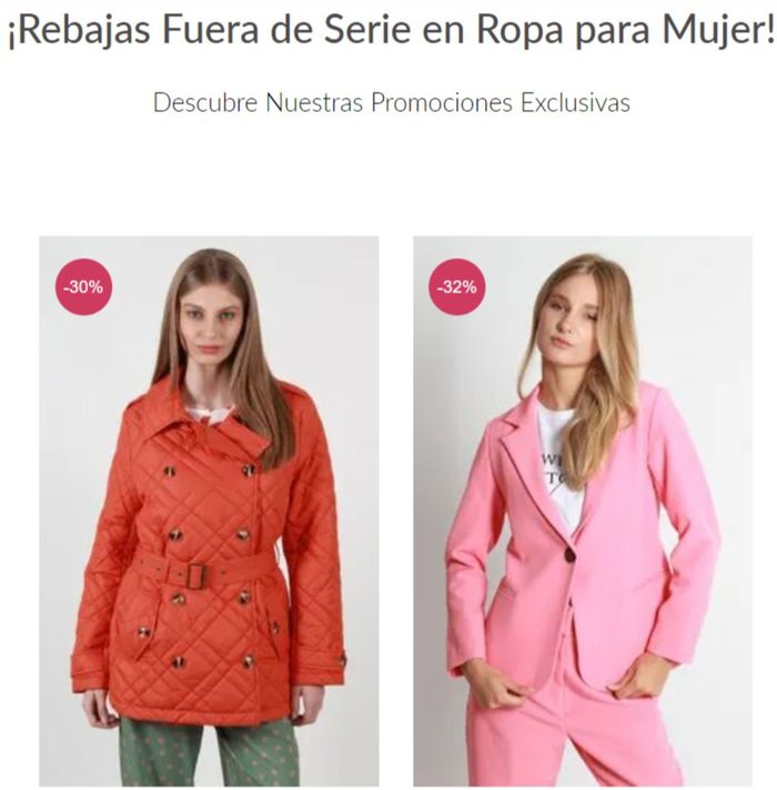 Catálogo Fuera de Serie en Cartago | ¡Rebajas Fuera de Serie en Ropa para Mujer! | 17/9/2024 - 17/10/2024