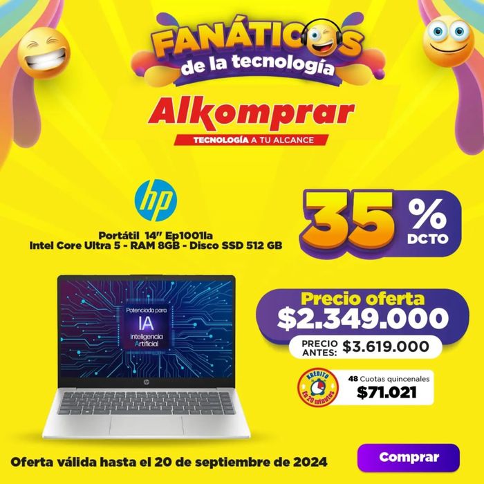 Catálogo Alkomprar en Soacha | Gangas exclusivas | 20/9/2024 - 4/10/2024