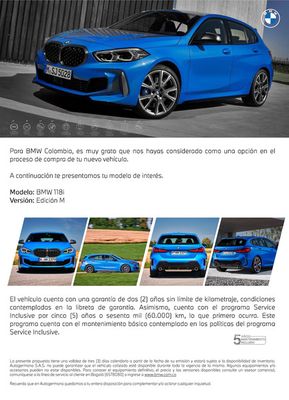 Catálogo BMW | 118i Edición M.asset | 9/5/2023 - 15/1/2024