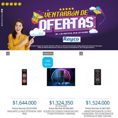 Catálogo Rayco | Ventarrón de Ofertas Rayco | 15/8/2023 - 30/9/2023