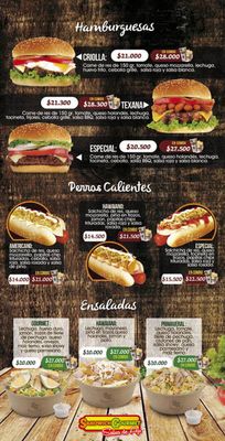 Ofertas de Restaurantes en Bogotá | Menú Sandwich Gourmet de Sandwich Gourmet | 15/8/2023 - 31/12/2023