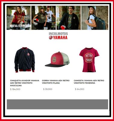 Ofertas de Carros, Motos y Repuestos en Barranquilla | Nueva Colección Prendas de Yamaha | 9/9/2023 - 1/10/2023