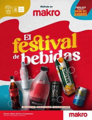 Catálogo Makro en Zipaquirá | EL FESTIVAL DE BEBIDAS | 16/9/2023 - 23/9/2023