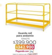 Oferta de Guarda Rail Para Andamio por $399900 en Easy