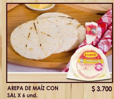 Oferta de Arepas en K-Listo