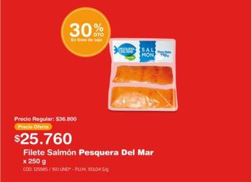 Oferta de Filete Salmon   por $25760 en Makro