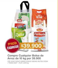Oferta de Compre Cualquier Bolsa De Arroz por $39900 en Makro