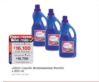 Oferta de Jabon Liquido  Bambu  por $16750 en Makro