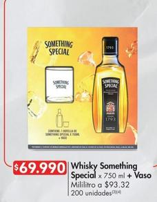 Oferta de Whisky + Vaso por $69990 en Metro