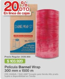 Oferta de Darnel - Pelicula Wrap 300 Mm X 1500 M por $103920 en Makro