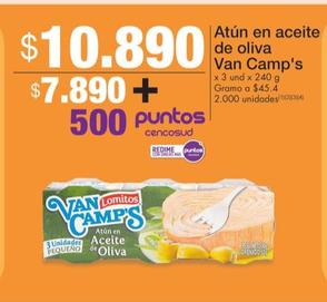 Oferta de Van Camps - Atún En Aceite De Oliva por $10890 en Metro