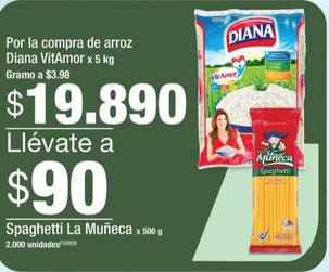 Oferta de Diana - Por La Compra De Arroz Vitamor por $19890 en Jumbo
