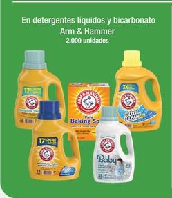 Oferta de Arm & Hammer - En Detergentes Líquidos Y Bicarbonato en Jumbo