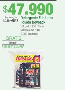 Oferta de Fab - Detergente Ultra Líquido Doypack por $47990 en Jumbo