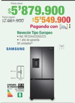 Oferta de Samsung - Nevecon Tipo Europeo por $5879900 en Jumbo
