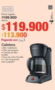 Oferta de Black & Decker - Cafetera por $119900 en Metro