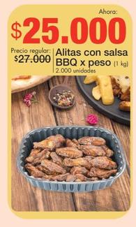 Oferta de Alitas Con Salsa BBQ por $25000 en Metro