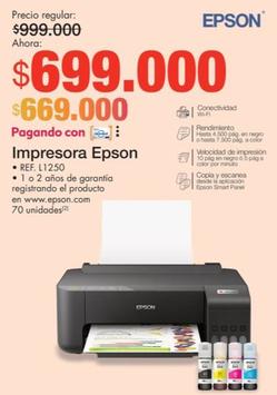 Oferta de Epson - Impresora por $699000 en Metro