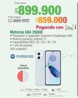 Oferta de Motorola - G84 256gb por $899900 en Jumbo