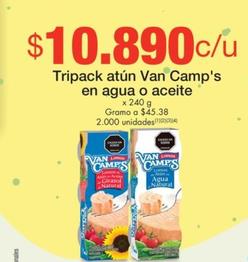 Oferta de Van Camps - Tripaack Atún En Agua O Aceite por $10890 en Metro