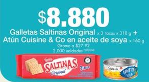 Oferta de Galletas Saltinas Original por $8880 en Metro