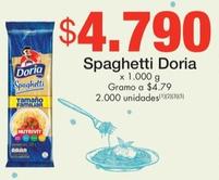 Oferta de Doria - Spaghetti por $4790 en Metro