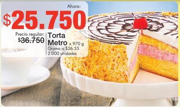 Oferta de Torta Metro por $25750 en Metro