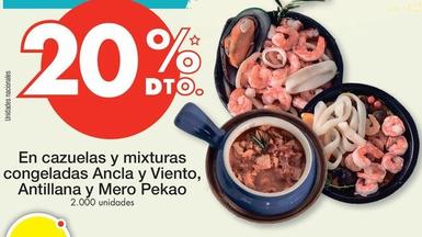Oferta de Ancla & Viento - En Cazuelas Y Mixturas Congeladas  en Metro
