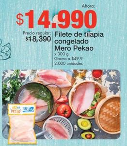 Oferta de Mero Pekao - Filete De Tilapia Congelado por $14990 en Metro