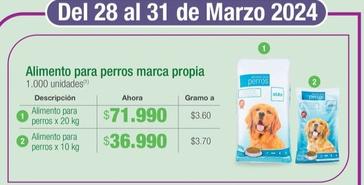 Oferta de Alimento Para Perros Marca Propia por $36990 en Jumbo