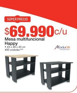 Oferta de Moduofi - Mesa Multifuncional Happy por $69990 en Metro