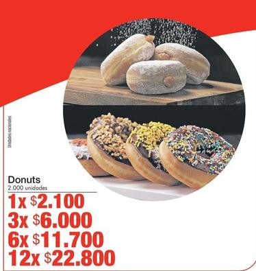 Oferta de Donuts por $2100 en Metro