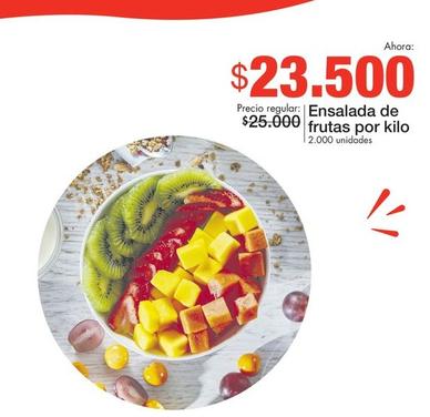 Oferta de Ensalada De Frutas Por Kilo por $23500 en Metro