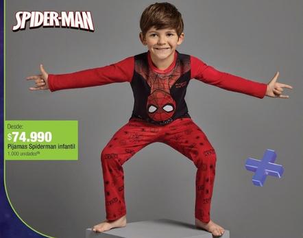 Oferta de Pijamas Spiderman Infantil por $74990 en Jumbo