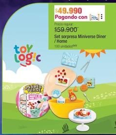 Oferta de Toy Logic - Set Sorpresa Miniverse Diner/ Home por $59900 en Jumbo
