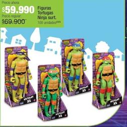 Oferta de Figuras Tortugas Ninja Surt por $59990 en Jumbo