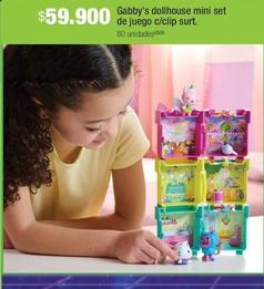 Oferta de Gabby'S Dollhouse Mini Set De Juego C/Clip Surt por $59900 en Jumbo