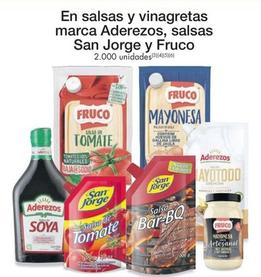 Oferta de Fruco - En Salsas Y Vinagretas Marca Aderezos , Salsas San Jorge Y en Metro