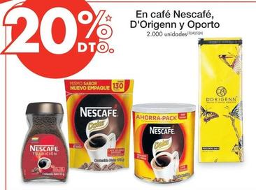 Oferta de Nescafé - En Cafe D'origenn Y Oporto en Metro