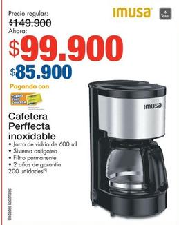 Oferta de Imusa - Cafetera Perffecta Inoxidable por $99900 en Metro
