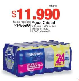 Oferta de Cristal - Agua por $11990 en Metro