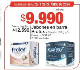 Oferta de Protex - Jabones En Barra por $9990 en Metro